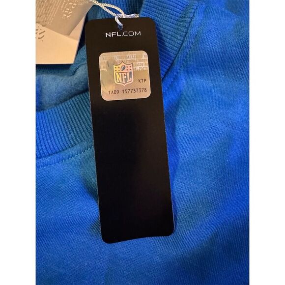 Gameday Couture Women's NFL Medium Blue Rhinestone Sweatshirt Detroit Lions - Picture 7 of 11